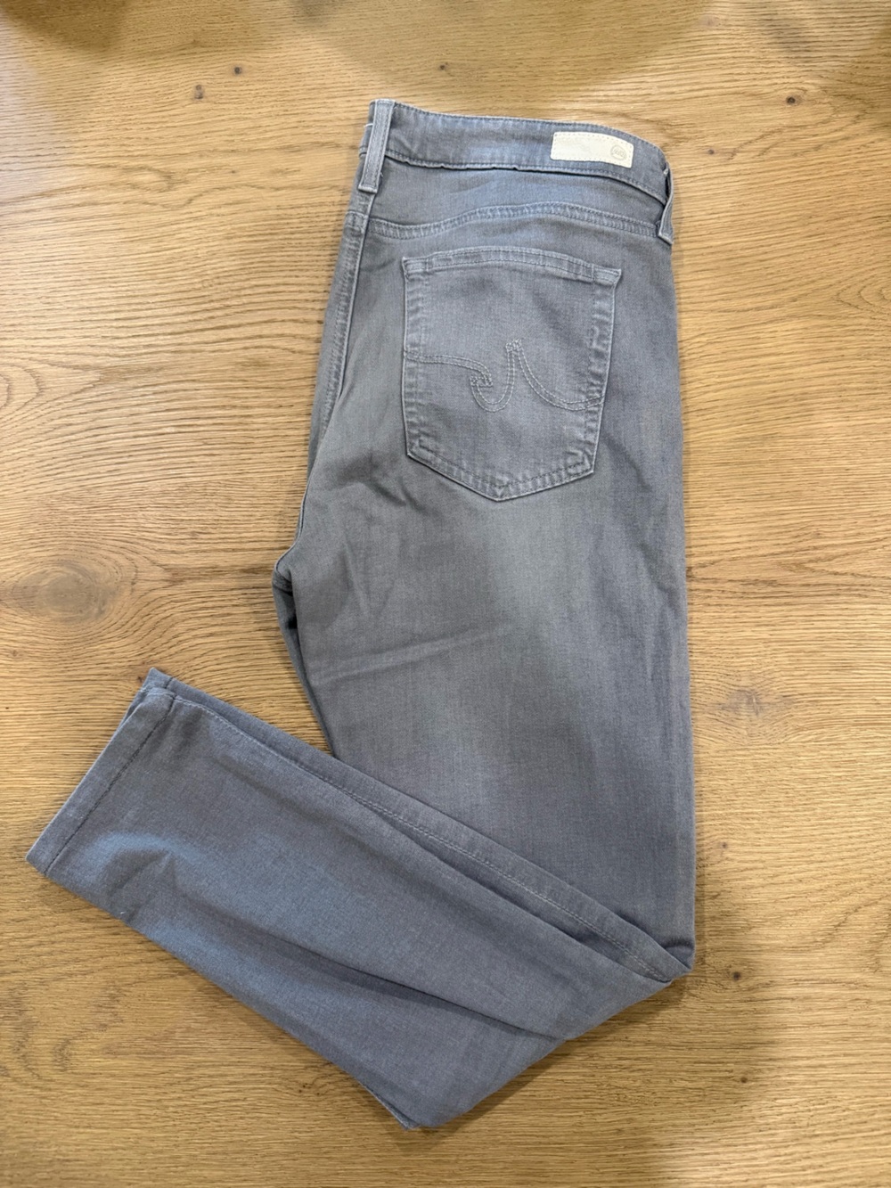 Ag Adriano Goldschmied Slim Jeans in Light Gray